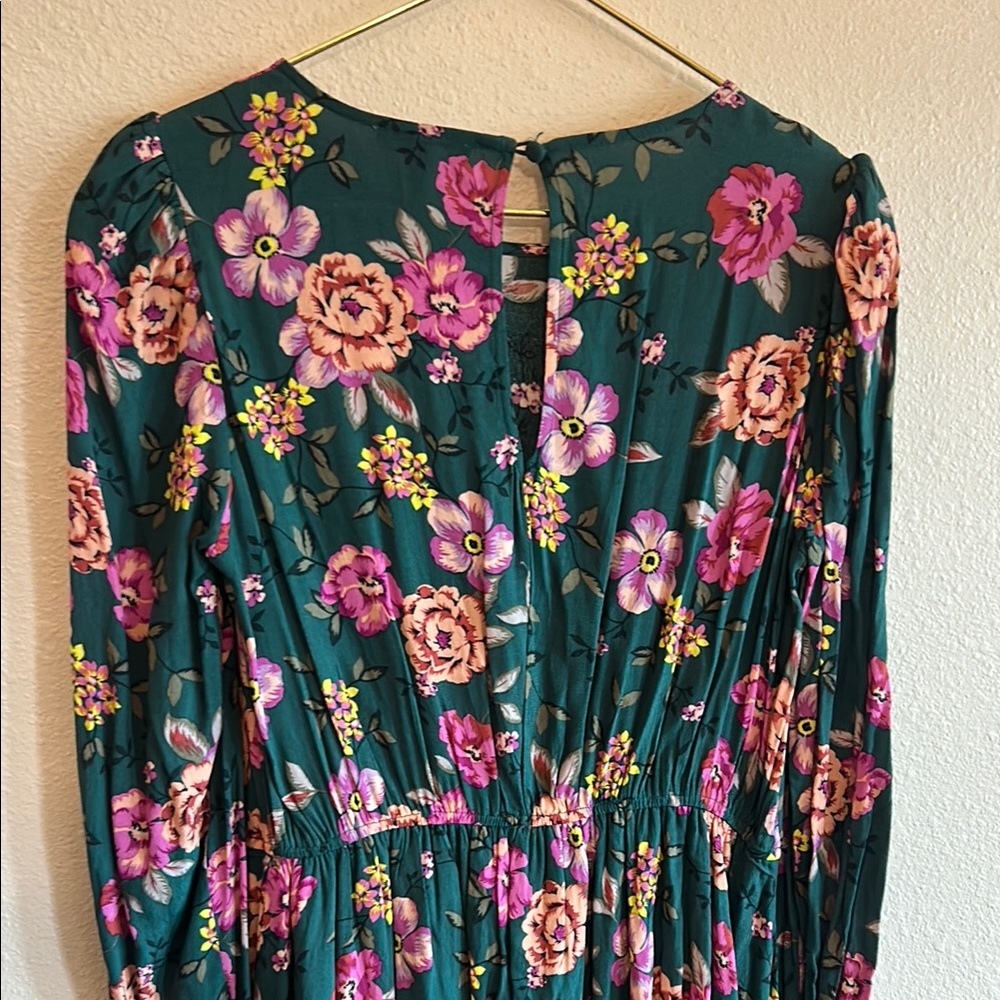 Gianni Bini Floral Dress with Pink and Yellow Accents - Picture 6 of 6